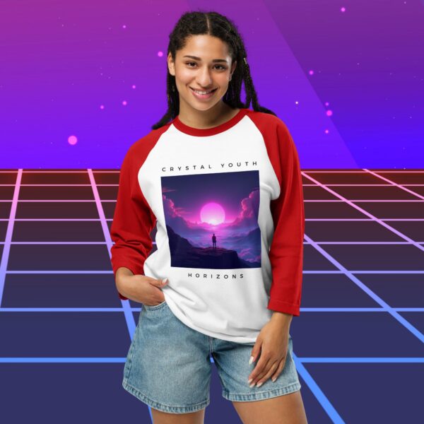 Horizons Album Cover 3/4 Sleeve Raglan Shirt - Image 4