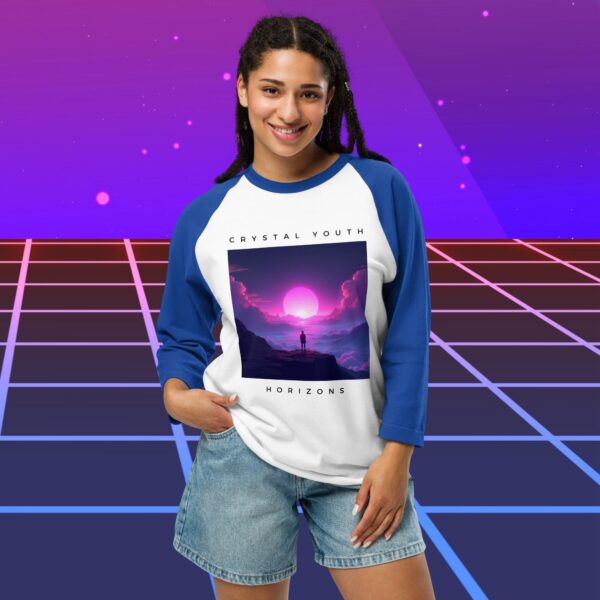 Horizons Album Cover 3/4 Sleeve Raglan Shirt - Image 5