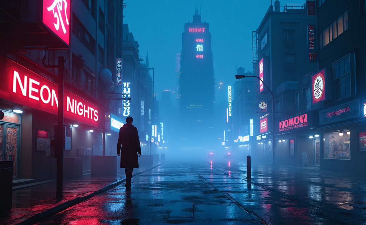 Neon Nights: The Sound of a Dystopian Future