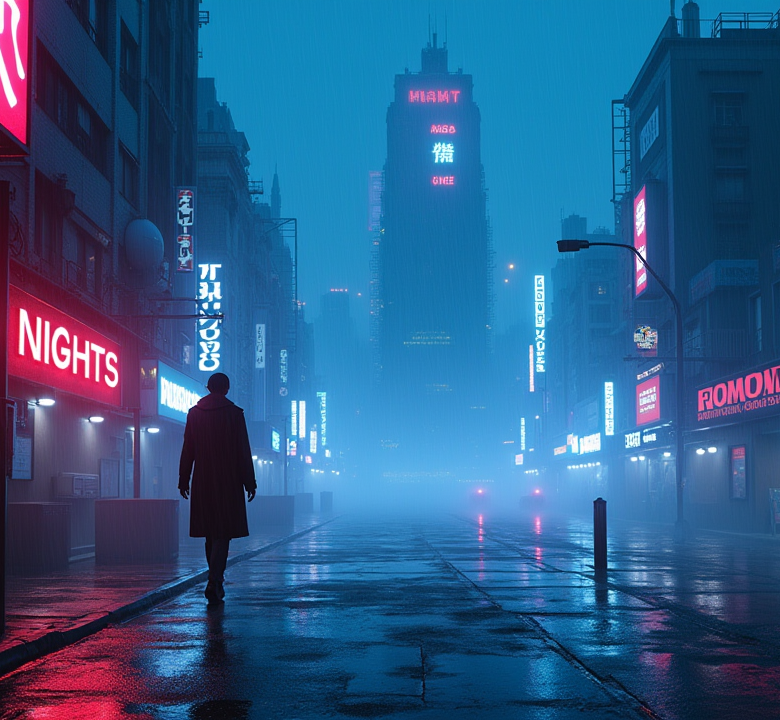 Neon Nights: The Sound of a Dystopian Future